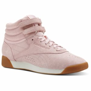 Reebok Freestyle Hi Turnschuhe Damen - Rosa - DE 980-ASR